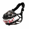 Maschera Mostro Halloween per Cani – Costume Effetto Museruola con Denti 3D