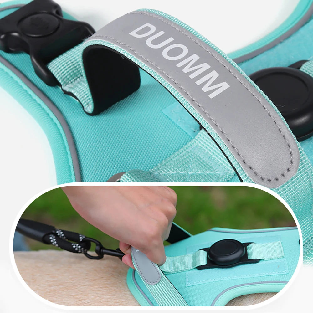 Pettorina per Cani con Porta AirTag/GPS, Riflettente e Antifuga | S-XL