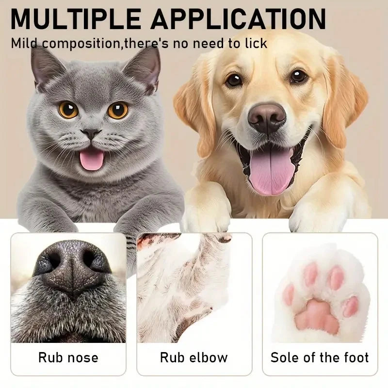 Balsamo Naso e Zampe per Cani e Gatti 45 g | Stick Idratante per Cuscinetti