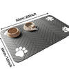 Pet Feeding Mat – Tappetino Sottociotola Super Assorbente per Cani e Gatti, Tovaglietta Impermeabile in Gomma ad Asciugatura Rapida per Cibo e Acqua