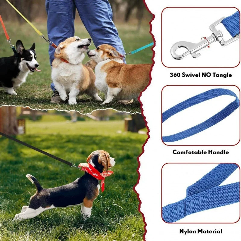 Guinzaglio Lungo per Cani in Nylon | Lunghina da Addestramento Resistente fino a 50 Metri