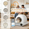 Smart Self-Cleaning Cat Litter Box 65L – Lettiera Automatica Autopulente Extra Large Chiusa con Controllo App (Arenero Gato Inteligente)