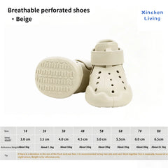 Sandali Estivi per Cani Traspiranti e Antiscivolo | Scarpe Protettive Leggere – White (pack of 2)