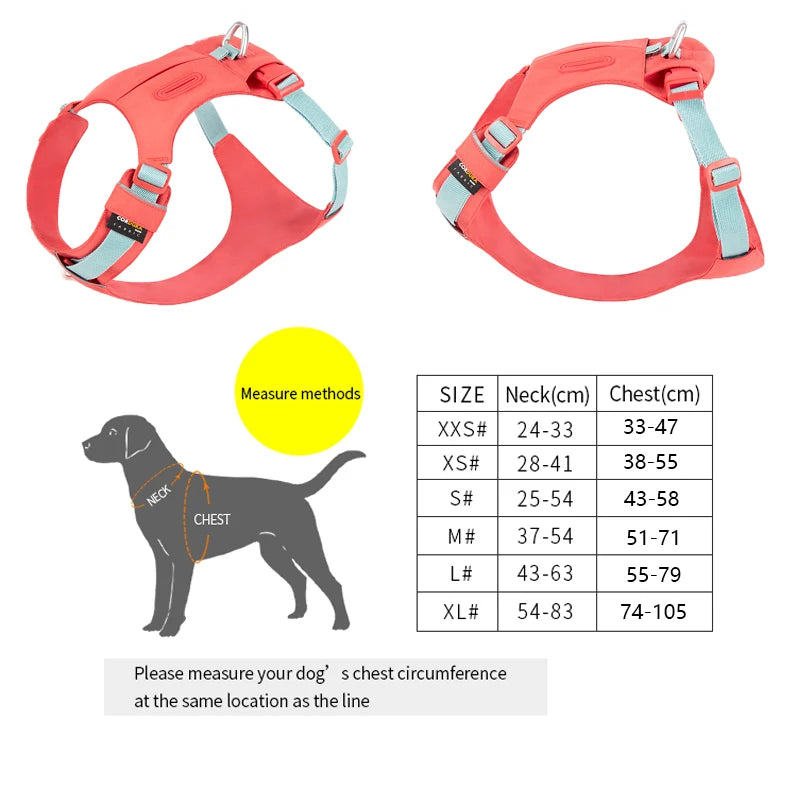 Pettorina Riflettente per Cani Regolabile con Porta Sacchetti – Nylon Resistente XXS-XL