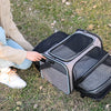 Trasportino Espandibile per Cani Piccoli e Gatti – Borsa Pieghevole Traspirante S/L