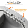 Lettiera Autopulente per Gatti con Design Aperto | Self-Cleaning Cat Litter Box Smart XXL