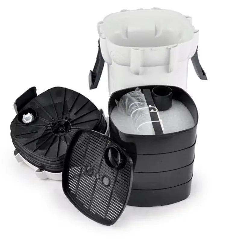 SunSun HW-3000 Filtro Esterno Acquario con UV 9W e Display LCD | 1200-3000 L/h - Partenopet