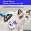 Spazzola Sottopelo Professionale per Cani e Gatti – Pettine Taglianodi e Strumento Deshedding per Rimozione del Pelo Morto