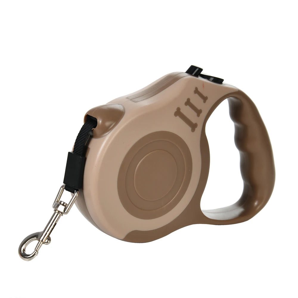 Guinzaglio Retrattile per Cani 3 m o 5 m – Automatico con Blocco e Maniglia Ergonomica