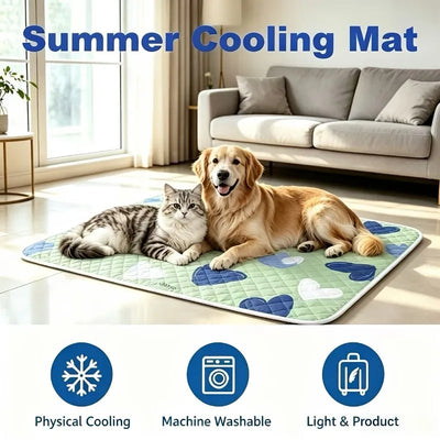 Tappetino Rinfrescante per Cani Ice Cool XXL | Materassino Refrigerante Traspirante per Cani e Gatti