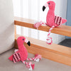 Gioco Peluche per Cani con Squeaker e Corda | Fenicottero Interattivo