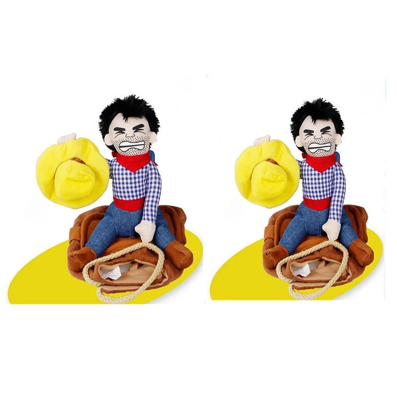 Costume Cowboy Halloween per Cani – Divertente Travestimento per Cani di Piccola e Grande Taglia