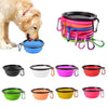 Ciotola Pieghevole Portatile in Silicone e TPR per Cani e Gatti, Ciotola da Viaggio Salvaspazio per Cibo e Acqua (Outdoor e Trekking)