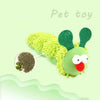 Gioco per Gatti Bruco con Erba Gatta e Silvervine | Cat Chew Toy per Igiene Dentale e Divertimento
