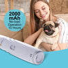 Tagliaunghie Elettrico per Cani e Gatti – Lima per Unghie Professionale USB con Mola Diamantata, 2 Velocità e 3 Porte di Limatura (Ultra-Silenzioso)