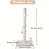 Tiragraffi a Colonna Premium Basic – Postazione in Sisal Naturale con Pallina Pendente per Gatti Indoor - Partenopet