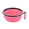 Ciotola Pieghevole Portatile in Silicone e TPR per Cani e Gatti, Ciotola da Viaggio Salvaspazio per Cibo e Acqua (Outdoor e Trekking) - Partenopet