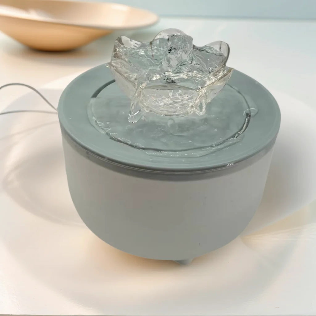 Fontanella Automatica per Gatti 1,2 L con Filtro – Distributore Acqua USB Silenzioso a Ricircolo