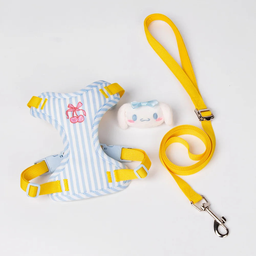 Set Pettorina e Guinzaglio per Cani Regolabile e Imbottita | Design Fashion XS-L