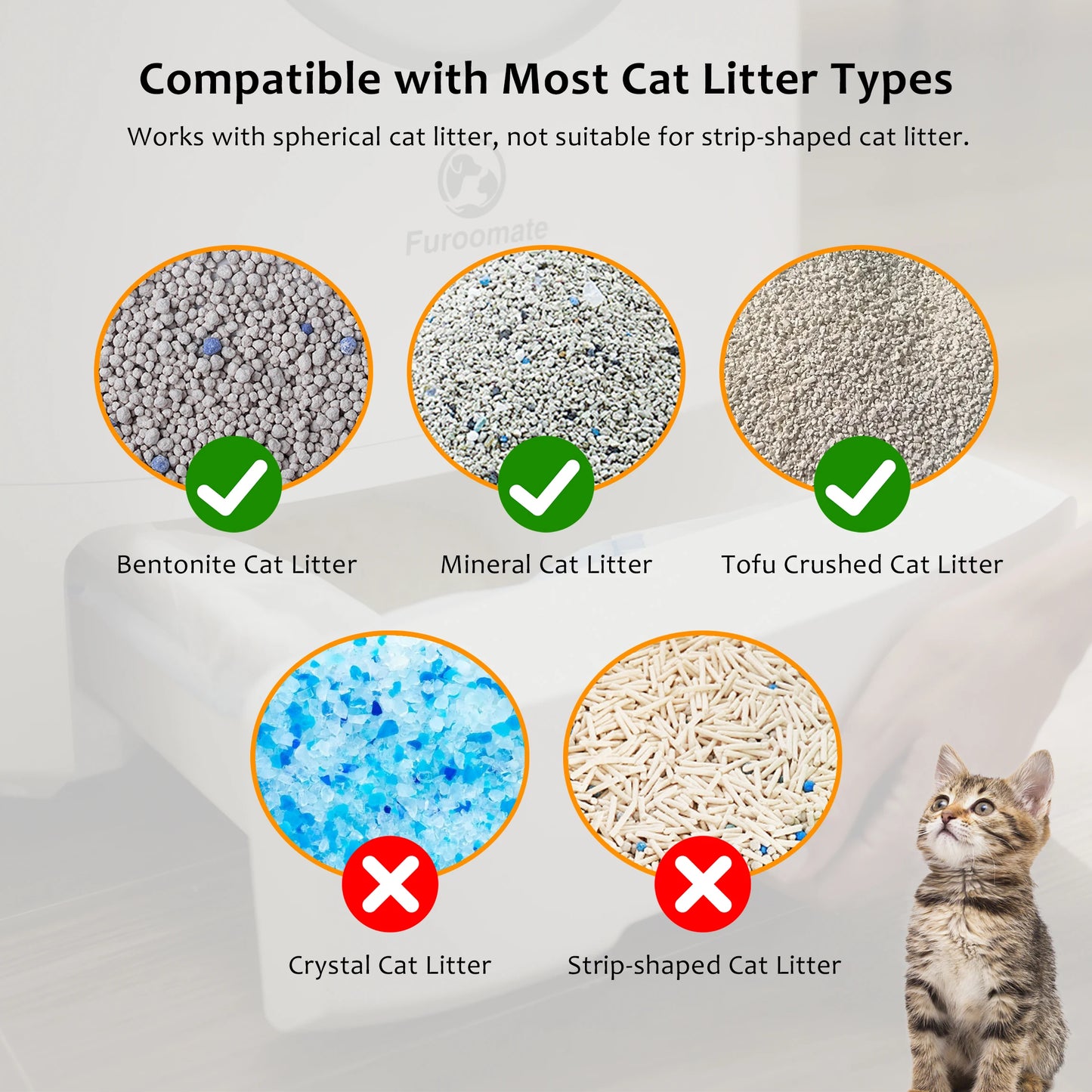 Lettiera Autopulente per Gatti con Design Aperto | Self-Cleaning Cat Litter Box Smart XXL