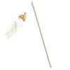 Bacchetta Gioco per Gatti con Piume Colorate e Pendaglio | Cat Wand Interattiva in Legno