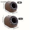 KEMORELA Cuccia Igloo Invernale per Gatti – Casetta Calda e Morbida in Peluche – Taglie M e L