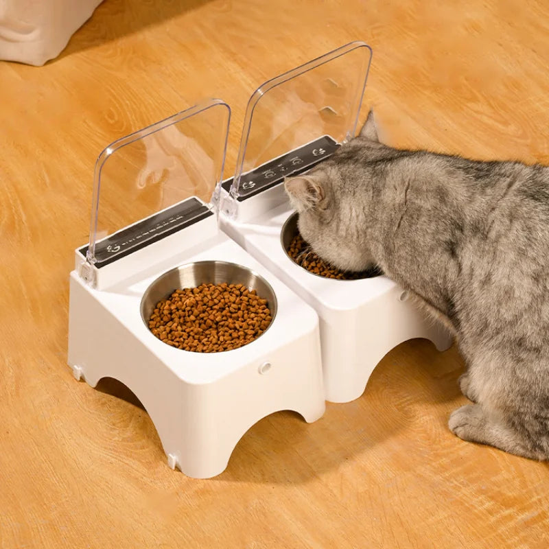 Ciotola Smart Automatica per Gatti con Sensore Infrarossi e Coperchio | Acciaio Inox o Ceramica