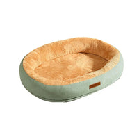 Cuccia Divano per Cani e Gatti 50×40 cm – Letto Morbido Invernale in Peluche con Bordi Rialzati – Gray