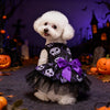 Vestito Halloween per Cani – Abito con Tulle e Fiocco per Cani Piccoli e Medi