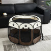 Recinto Pieghevole per Cani e Gatti | Box Ottagonale in Tessuto Oxford Traspirante e Portatile