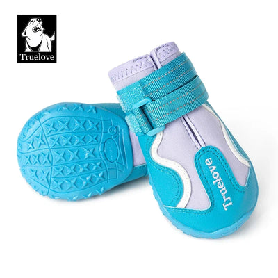 Truelove TLS3963 Scarpe Impermeabili per Cani con Suola Antiscivolo e Fasce Riflettenti