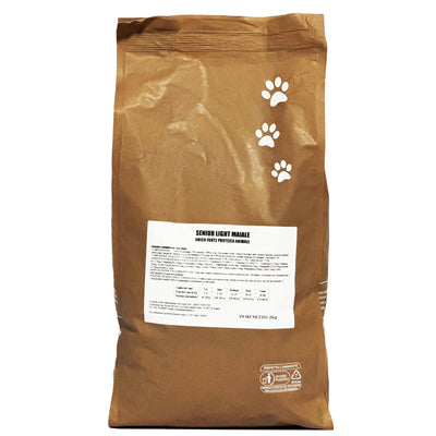 Partenopet Senior Light All Breeds Maiale Crocchette Monoproteiche per Cani Anziani 100% Naturali 2 kg - Partenopet