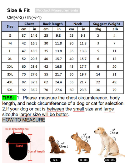 Felpa Calda per Cani e Gatti Love Plaid – Abbigliamento Autunno/Inverno S-5XL