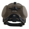 Casco Tattico K9 per Cani da Lavoro con Occhiali Protettivi e Guide Laterali