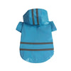 Impermeabile Riflettente per Cani Piccoli con Cappuccio – Mantella Antipioggia in PU S-XL