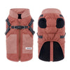 Cappotto Invernale per Cani con Pettorina Riflettente – Imbottito e Caldo in Pile S-2XL