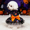 Vestito Halloween per Cani – Abito con Tulle e Fiocco per Cani Piccoli e Medi