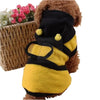Costume Ape per Cani e Gatti – Felpa Calda con Cappuccio, Antenne e Ali