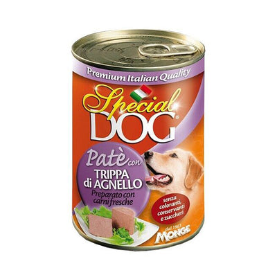 Alimento umido per cani patè con trippa di agnello Special Dog