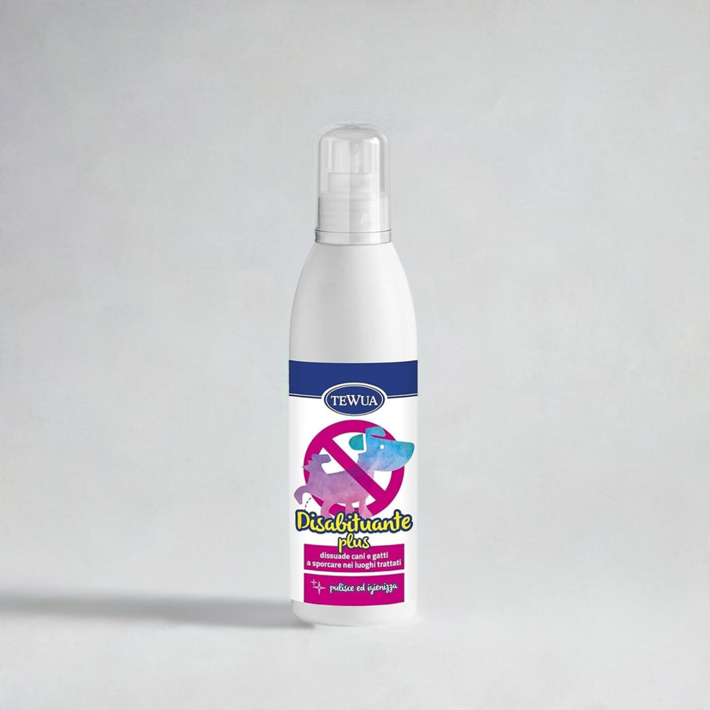 Flacone disabituante spray per cani marca Tewua