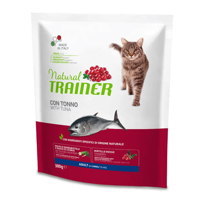 Busta di crocchette per gatti al tonno con mirtilli rossi Trainer 300 g