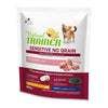 Busta di crocchette per cani di taglia piccola al maiale Trainer Sensitive No Grain 800 g