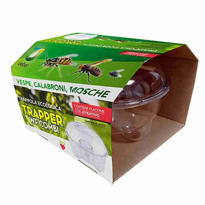 Trappola per mosche vespe e calabroni Ueber bio love trapper wf combi