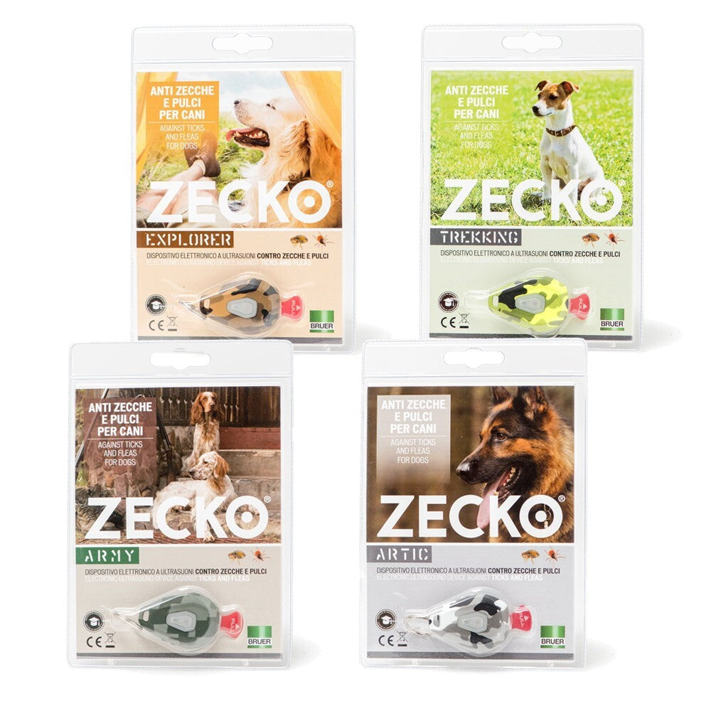 Repellente ad ultrasuoni per cani e gatti per allontanare pulci e zecche Ueber Zecko