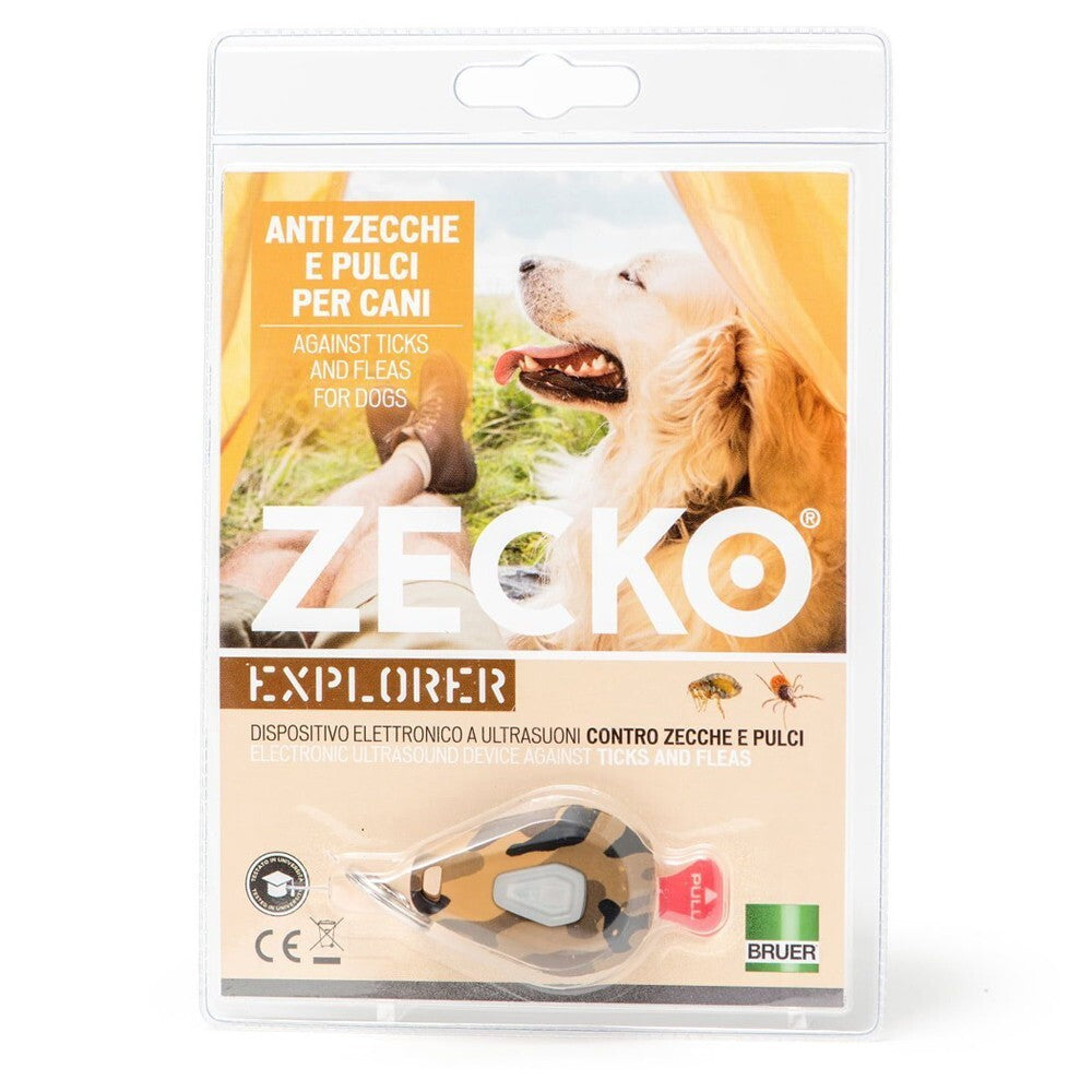Repellente ad ultrasuoni per cani e gatti per allontanare pulci e zecche Ueber Zecko