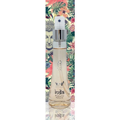 Flacone da 100ml di Yuup Profumo India per cani e gatti, fragranza professionale esotica con note di incenso e gelsomino indiano.