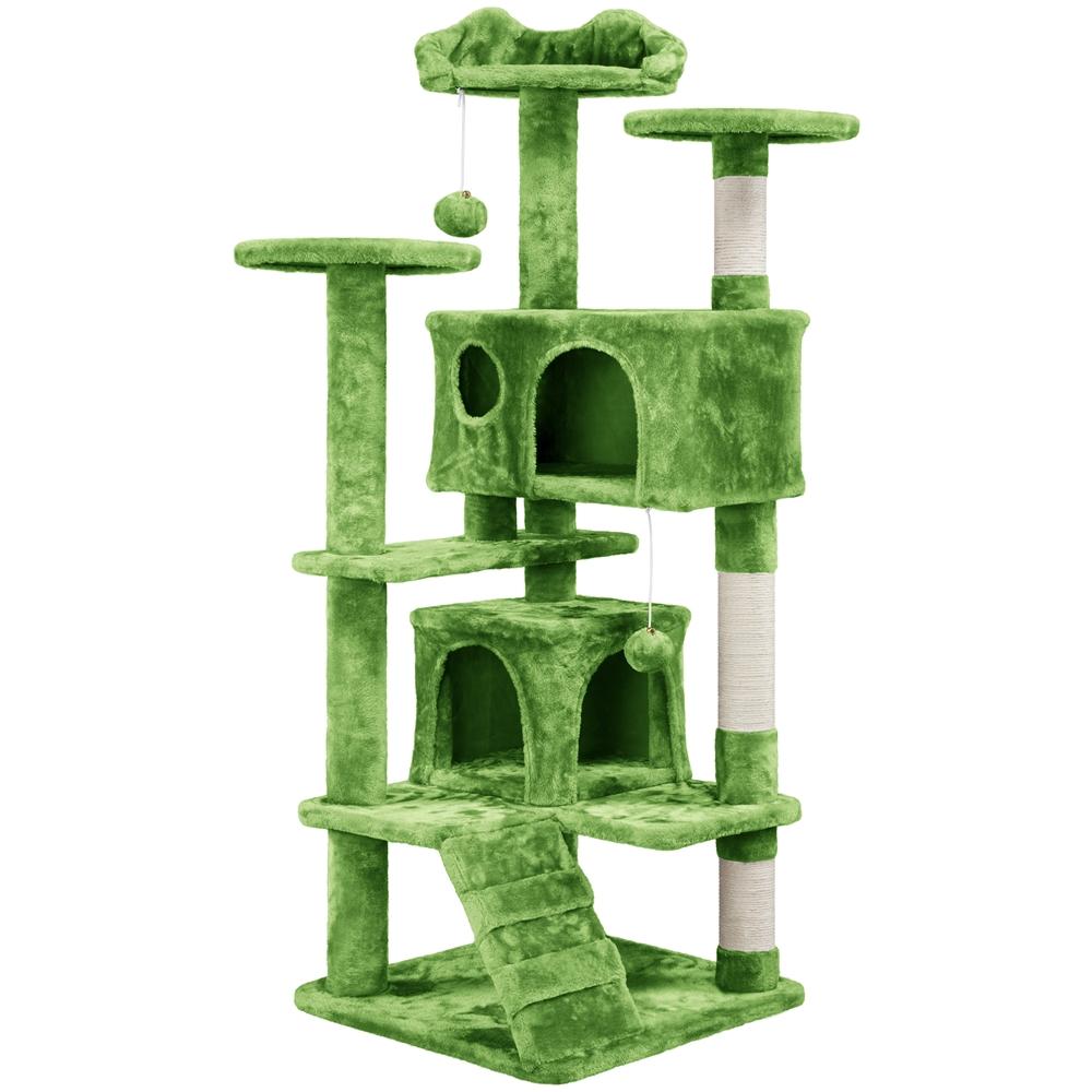 Albero Tiragraffi Multilivello con Cuscini, Cucce e Giochi | S / M / L - Partenopet