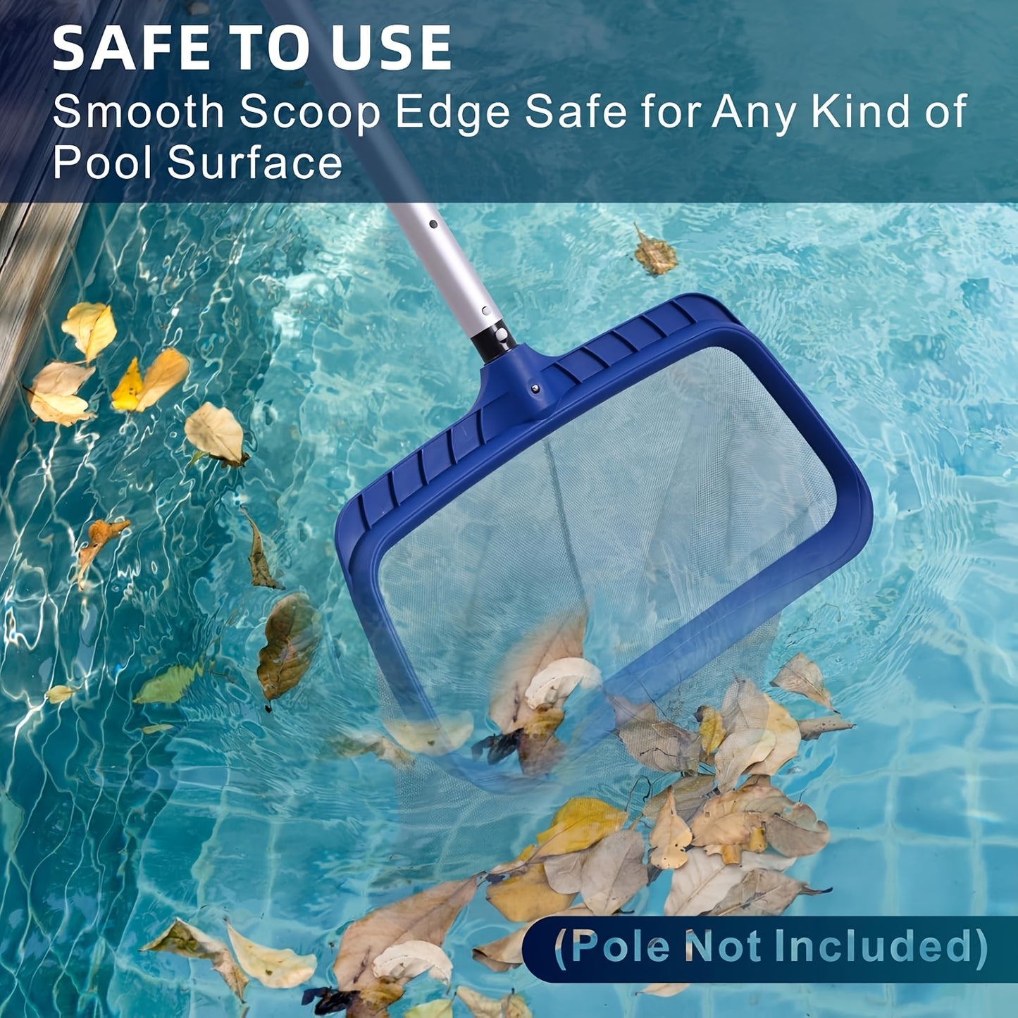 Kit Pulizia Piscina: Spazzola 45cm + Retino a Sacco Profondo - Partenopet