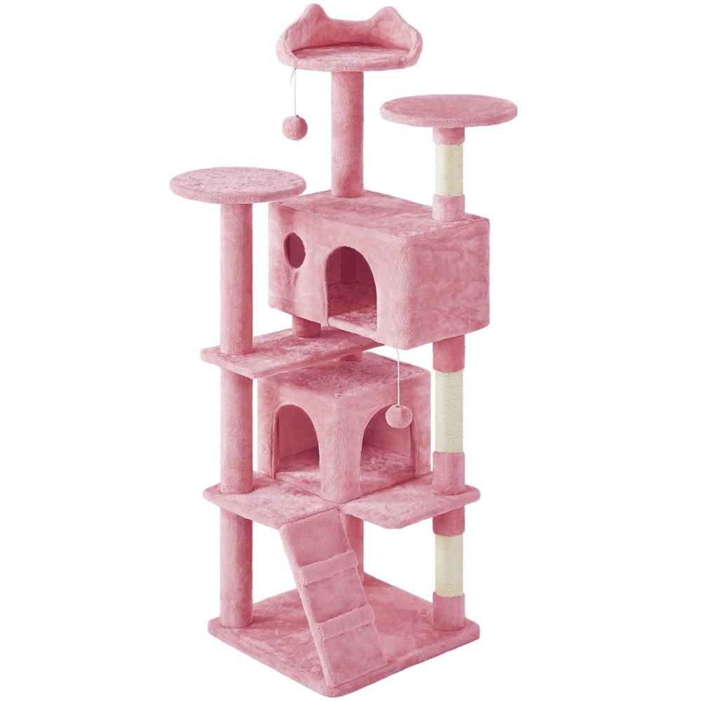 Albero Tiragraffi Multilivello con Cuscini, Cucce e Giochi | S / M / L - Partenopet