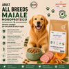 Crocchette Partenopet Adult All Breeds Maiale e Zucca 12 kg pressate a freddo per cani adulti